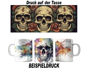 Tasse Schädel