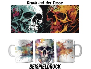 Tasse Schädel