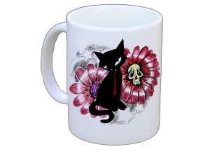 Tasse Kitty Cat Skullflower