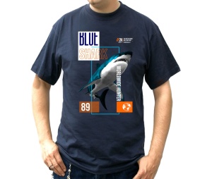 T-Shirt Blue Shark
