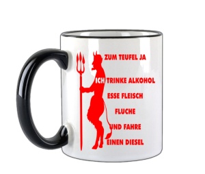 Tasse Zum Teufel ja