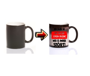 Zaubertasse Ich bleib so wie ich bin