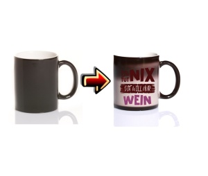 Zaubertasse Die tut nix Die will nur Wein