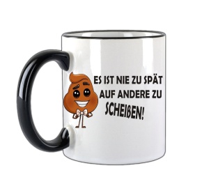 Tasse Es ist nie zu spät