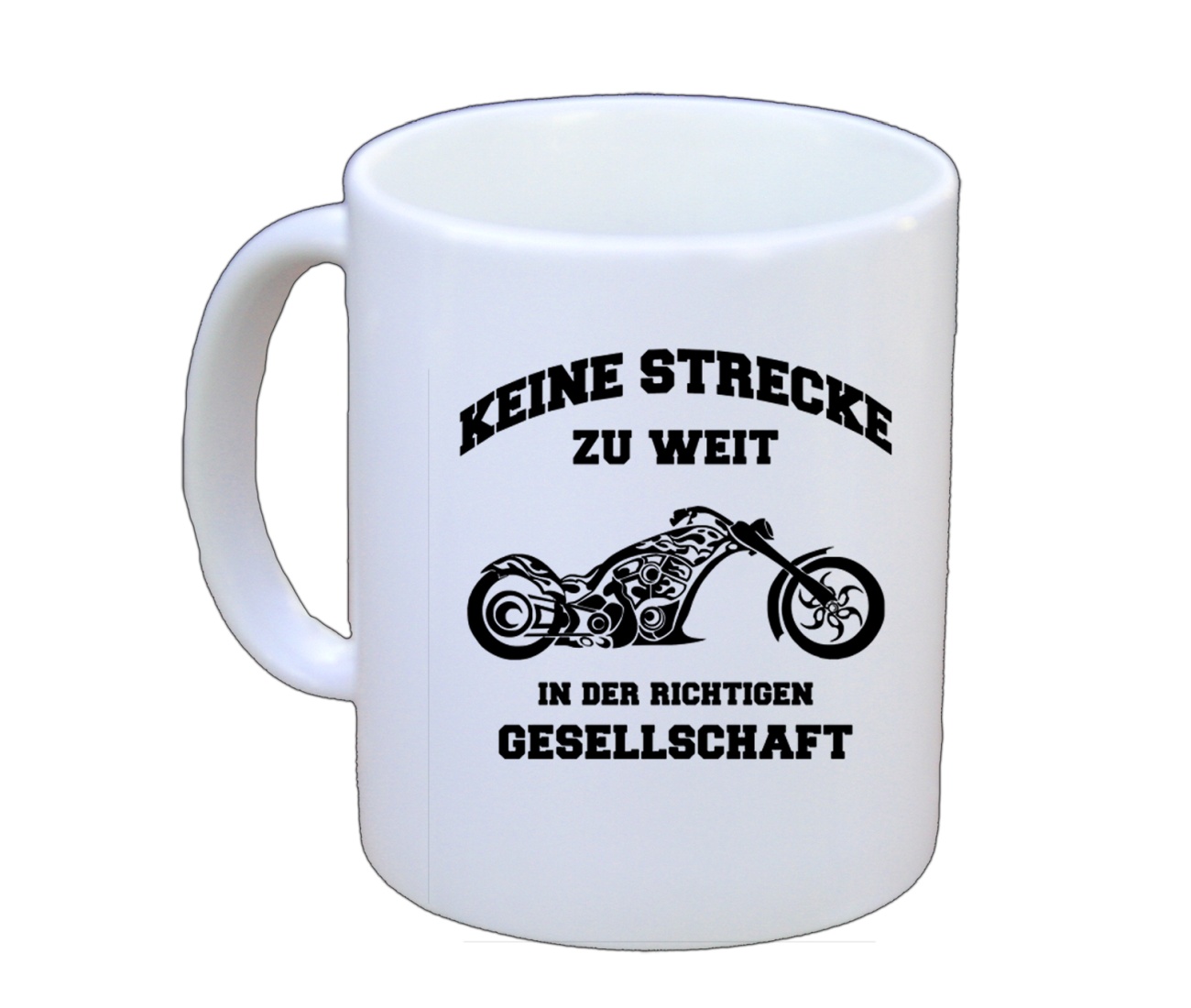 Tasse Keine Strecke zu weit