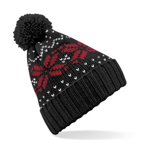 Fair Isle Snowstar Beanie