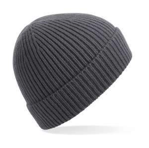 Engineered Knit Ribbed Beanie