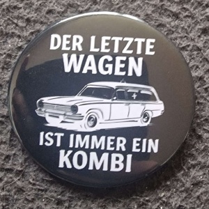 Button Der letzte Wagen  Button Der letzte Wagen