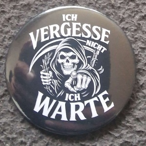 Button Ich vergesse nicht
