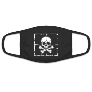 Mund Nasenschutz Totenkopf