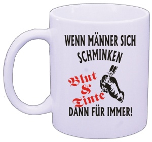 Tasse Tattoo Blut und Tinte