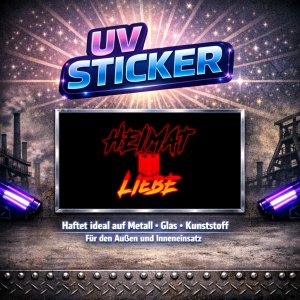 Aufkleber UV Heimatliebe