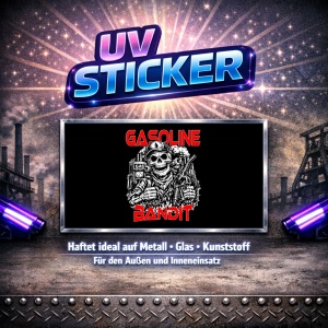 Aufkleber UV Gasoline Bandit