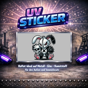 Aufkleber UV Bad Bunny
