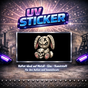 Aufkleber UV Bad Bunny