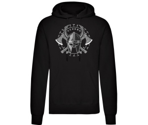 Kapusweatshirt Wikinger Helm