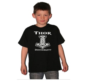 Kinder Shirt Thor Donnergott