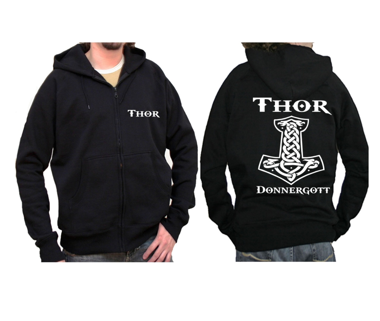 Sweatjacke mit Kapuze Thor Donnergott