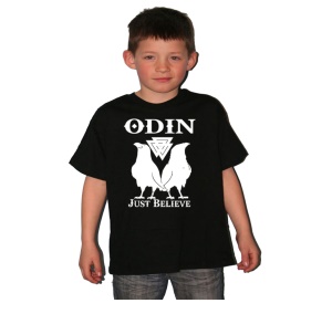 Kinder Shirt Odin Just believe