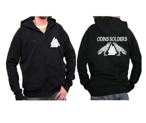 Sweatjacke mit Kapuze Odins Soldiers