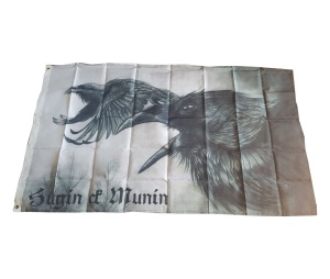 Fahne Wikinger Hugin Munin