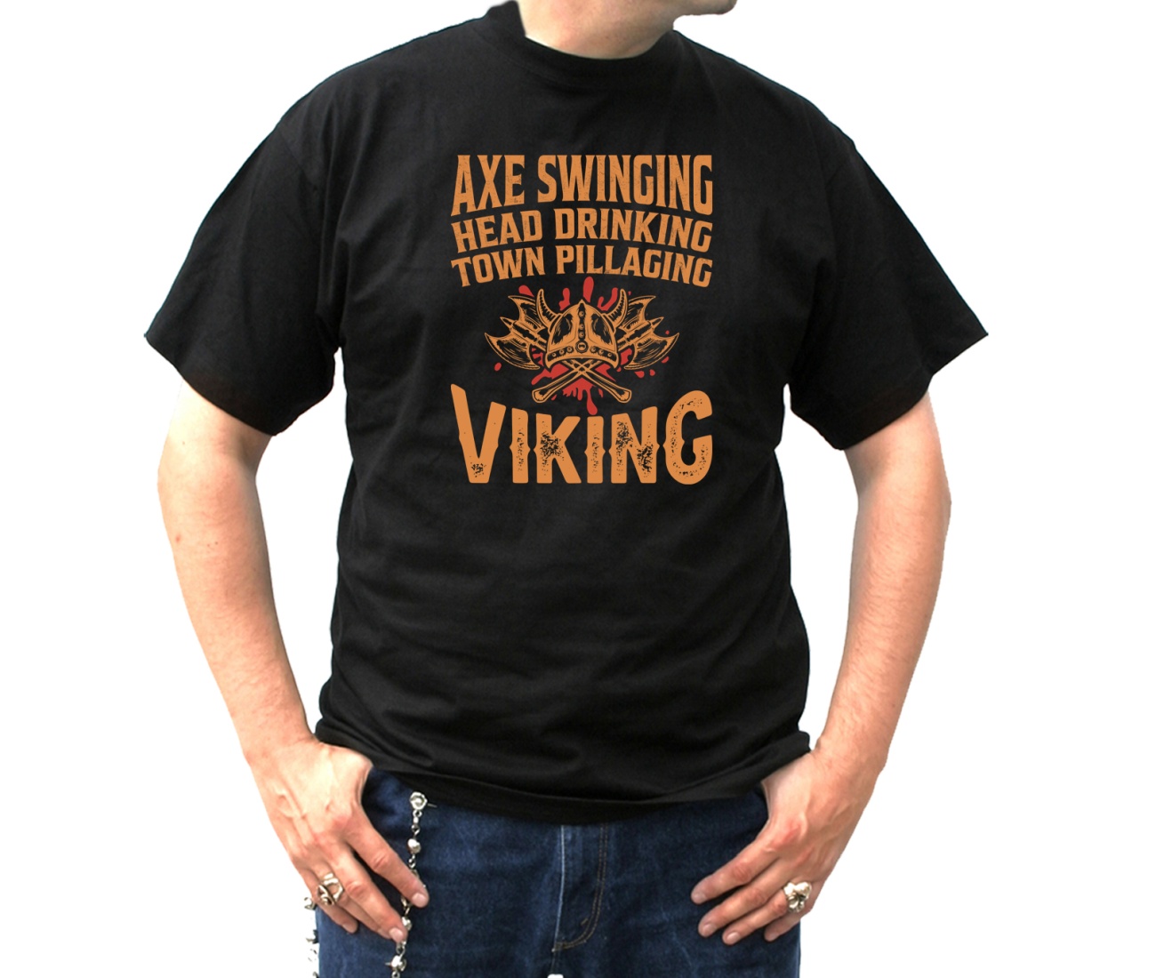 T-Shirt Axe Swinging