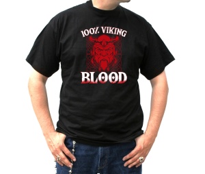 T-Shirt 100% Viking Blood