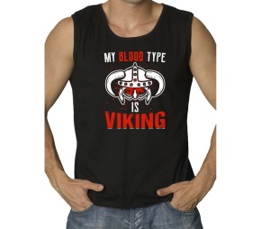 Muskelshirt My Blood Type Viking