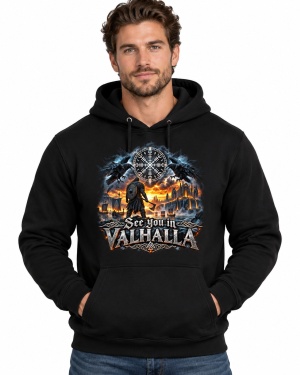 Kapusweatshirt See you in Valhalla