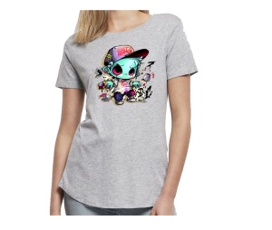 Damen Shirt Zombie