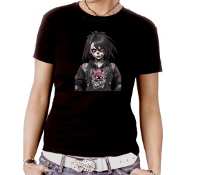 Damen Shirt Zombie