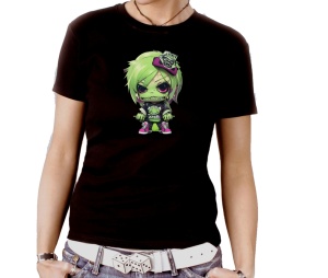 Damen Shirt Zombie