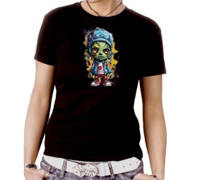 Damen Shirt Zombie