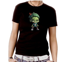 Damen Shirt Zombie
