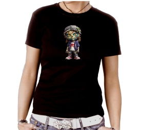 Damen Shirt Zombie