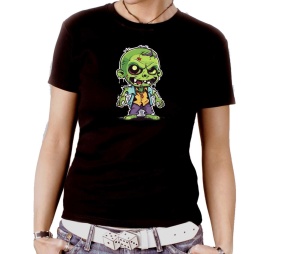 Damen Shirt Zombie