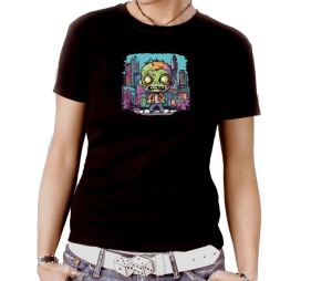 Damen Shirt Zombie