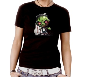 Damen Shirt Zombie