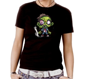 Damen Shirt Zombie