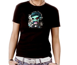 Damen Shirt Zombie